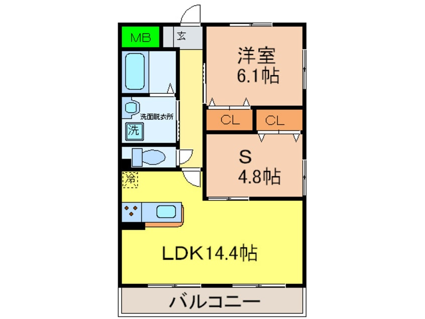 間取図 ＧＲＡＮＤＵＫＥ松原