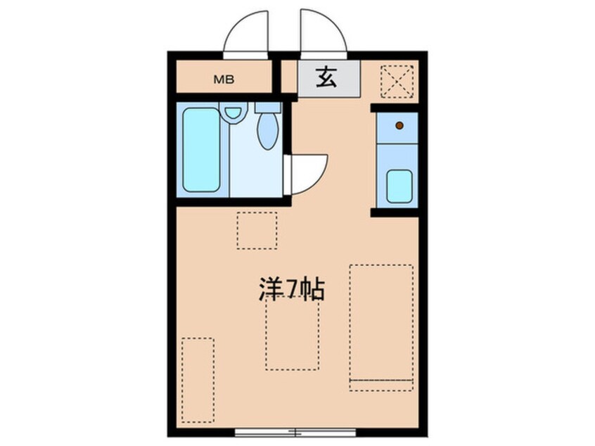 間取図 セザール豊田(106)