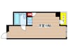 チサンマンション白川公園(204) 1Rの間取り