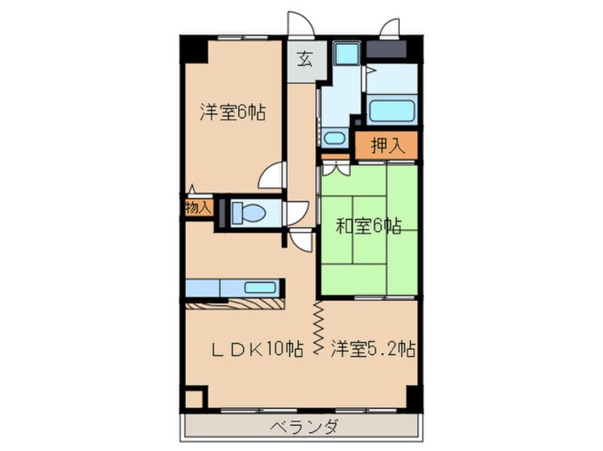 間取図 メ－ティス