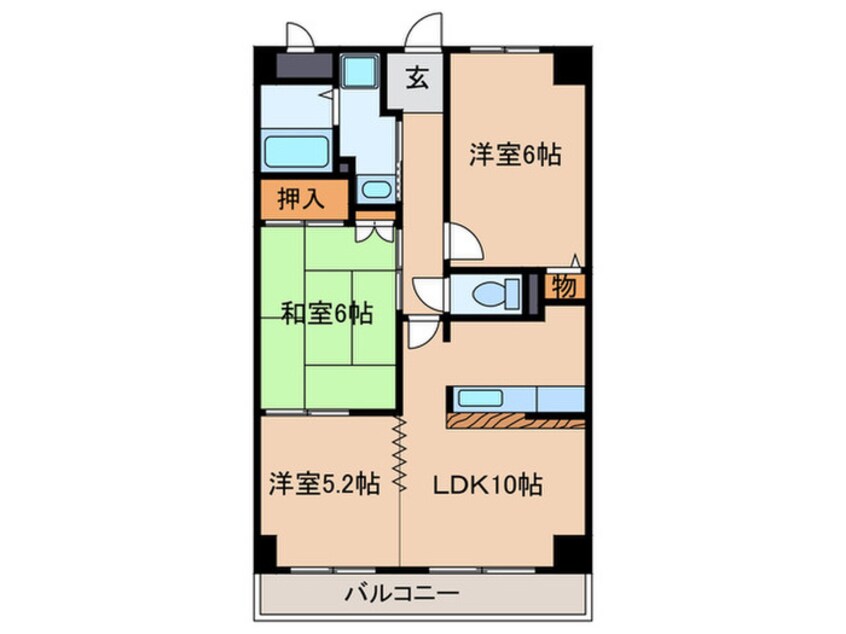 間取図 メ－ティス