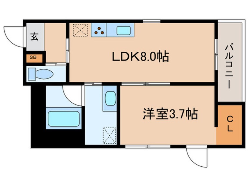 間取図 WELLNEST ROOM 名駅南