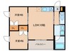 WELLNEST ROOM 名駅南 2LDKの間取り