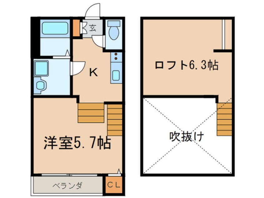 間取図 アルバーノ鶴舞Elegante