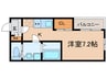 ルミエール石場町 1Kの間取り