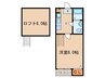 フロール尾頭橋 1Kの間取り