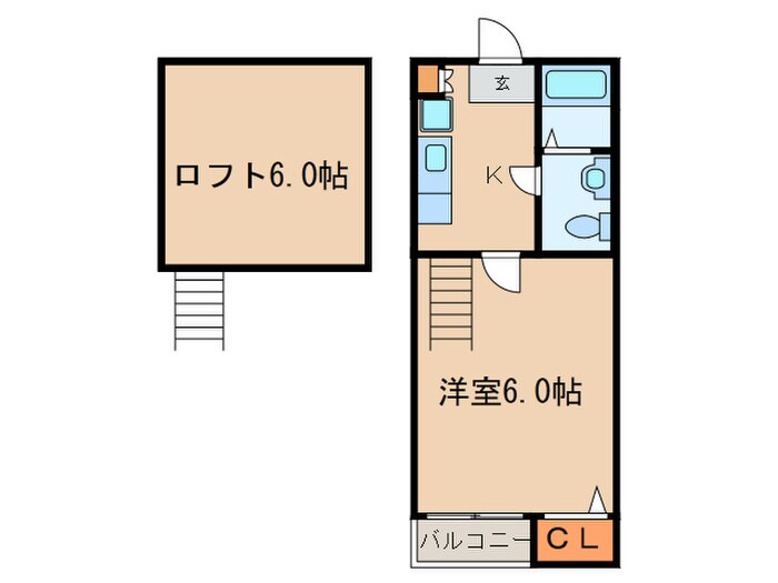 間取り図 フロール尾頭橋