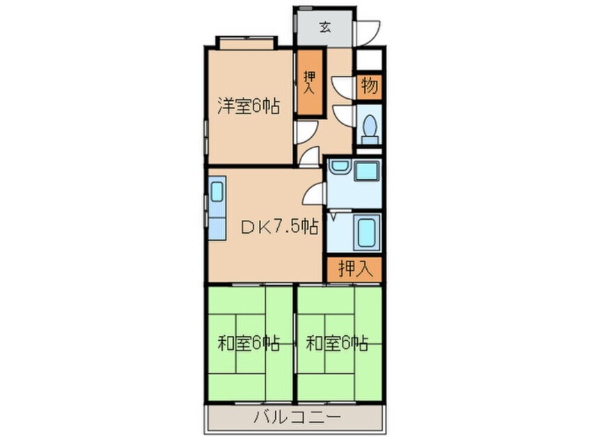 間取図 永楽ハイツ