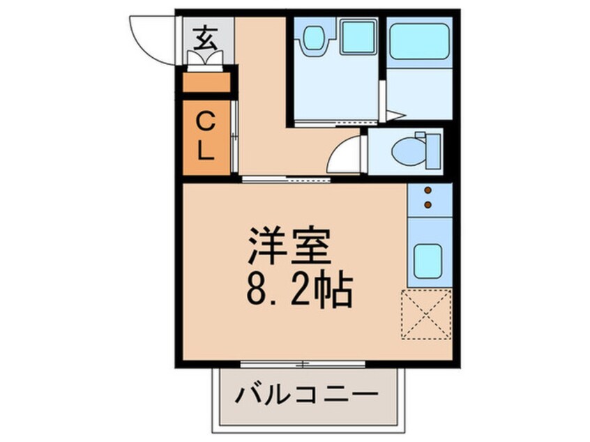 間取図 メゾン・ド・ソレイユ黄金