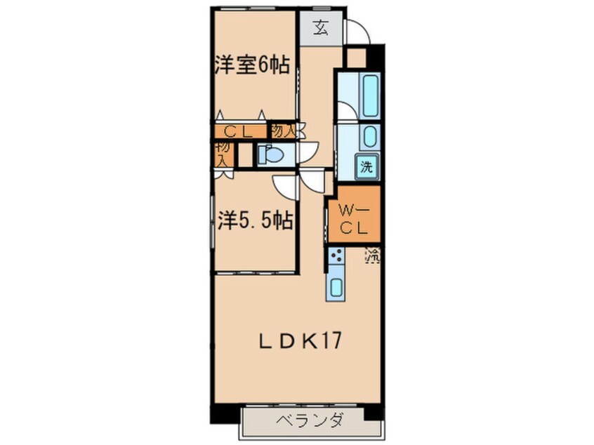 間取図 シャルム・アスカ