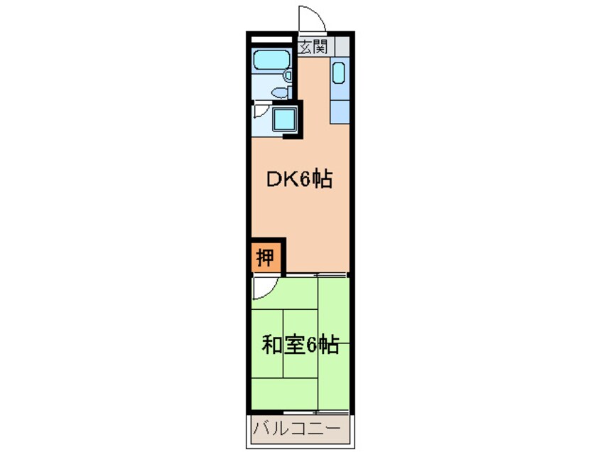 間取図 鶴舞公園ハイツ