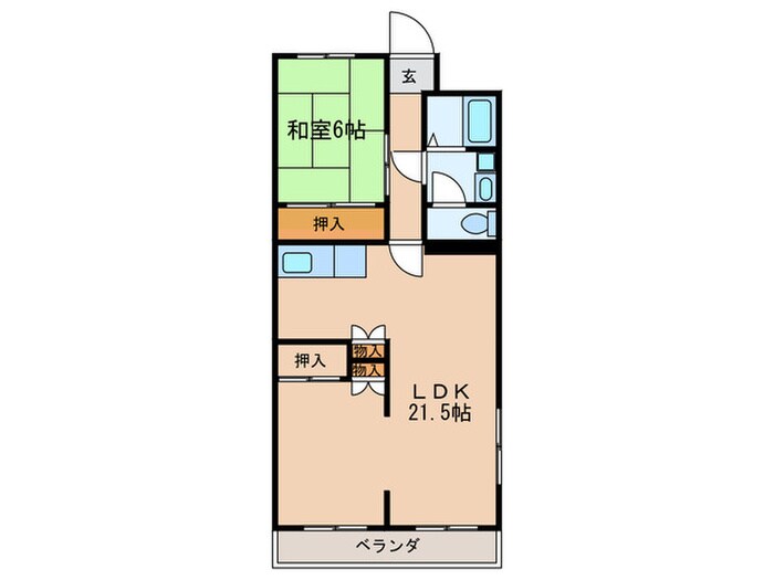間取り図 アベニュ－八洲園