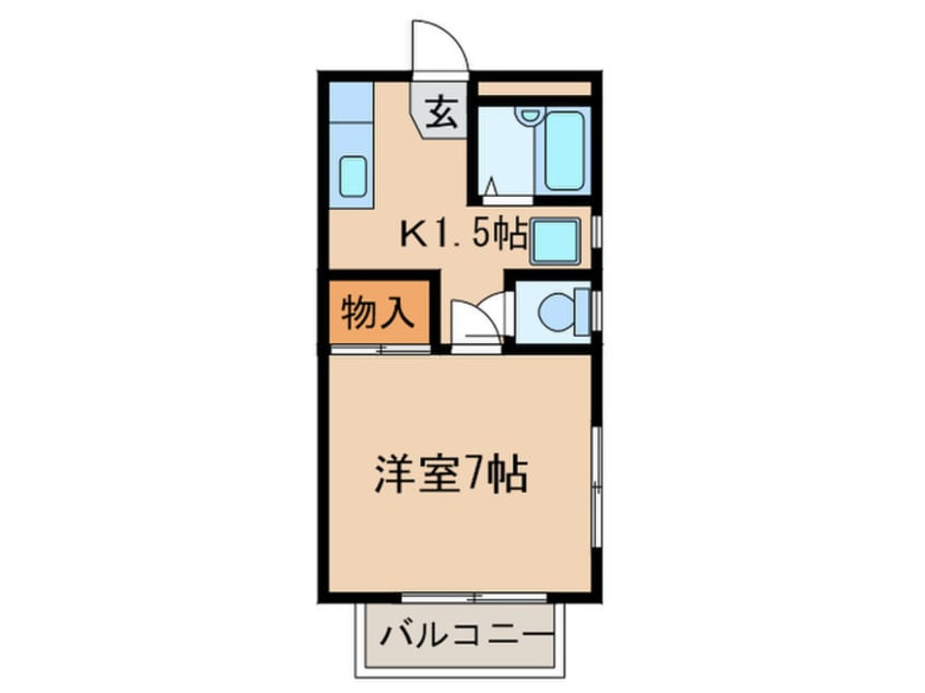 間取図 コ－ポユタカ