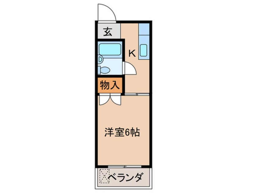 間取図 第２コーポ染