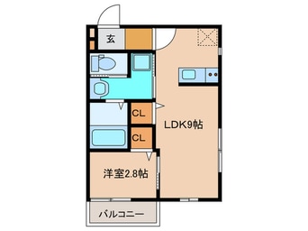 間取図 Verde東陽