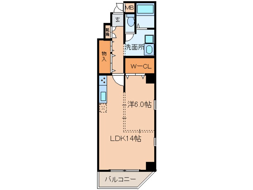 間取図 スリーアイランドタワー葵