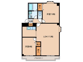 間取図 フロ－レンスハイツ