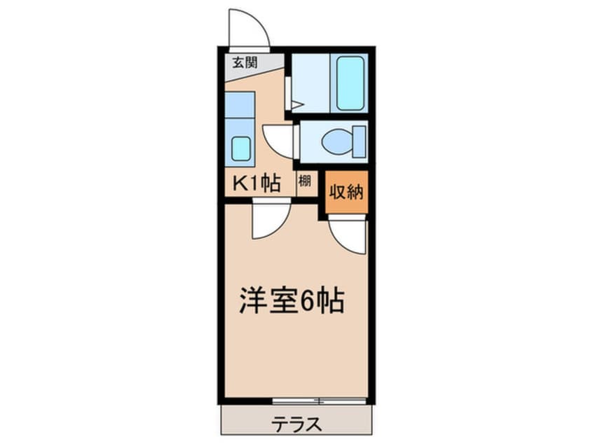 間取図 カレッジハウス林
