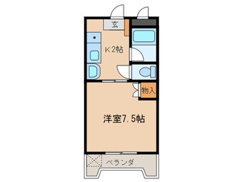 間取図 ＳＳパレス岩倉