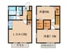 ＳＫＹ　ＡＸＩＳ 2LDKの間取り