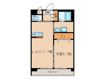 間取図 フォルトゥーナ浄水