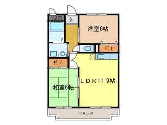 間取図 フォレストサイドＫ１