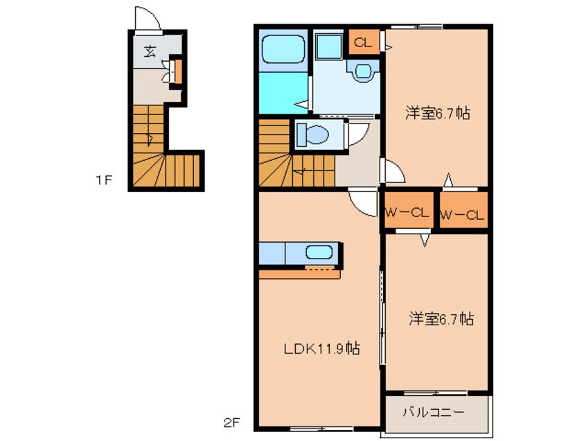 間取図 飛鶴Ａ