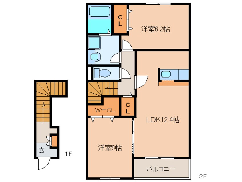 間取図 飛鶴Ｂ