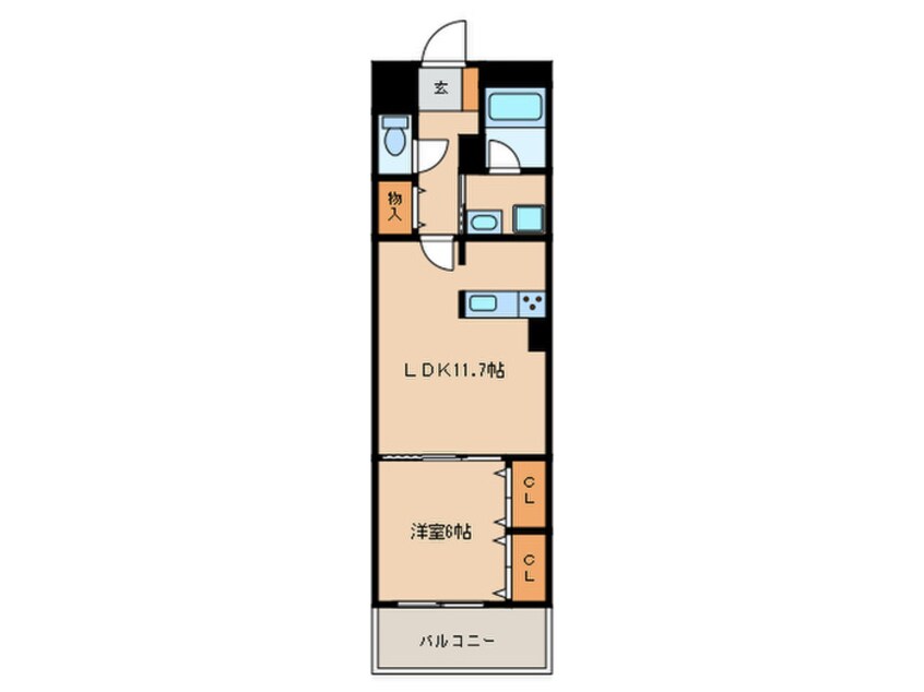 間取図 サニーウエル高見