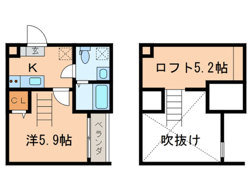 間取図 Rilassante山王