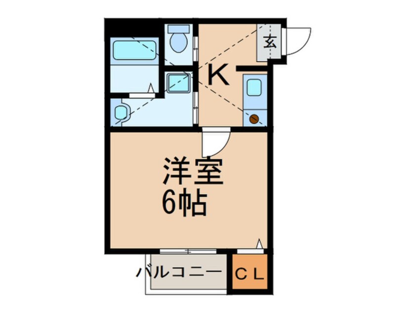 間取図 リバティ－名駅