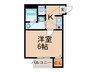 リバティ－名駅 1Kの間取り