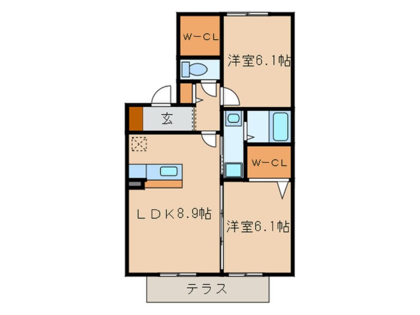 間取図 フロレスタ