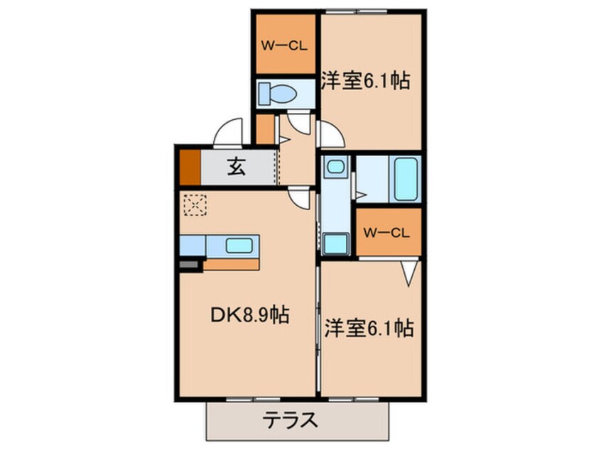 間取図 フロレスタ