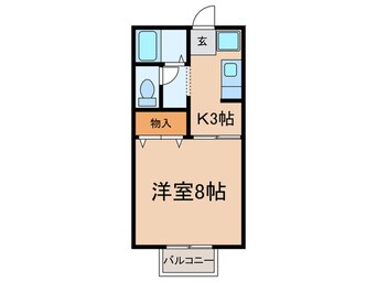 間取図 セジュール高畑Ｂ