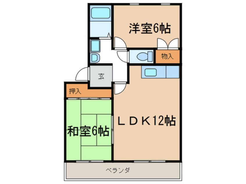 間取図 テラス高野Ⅱ