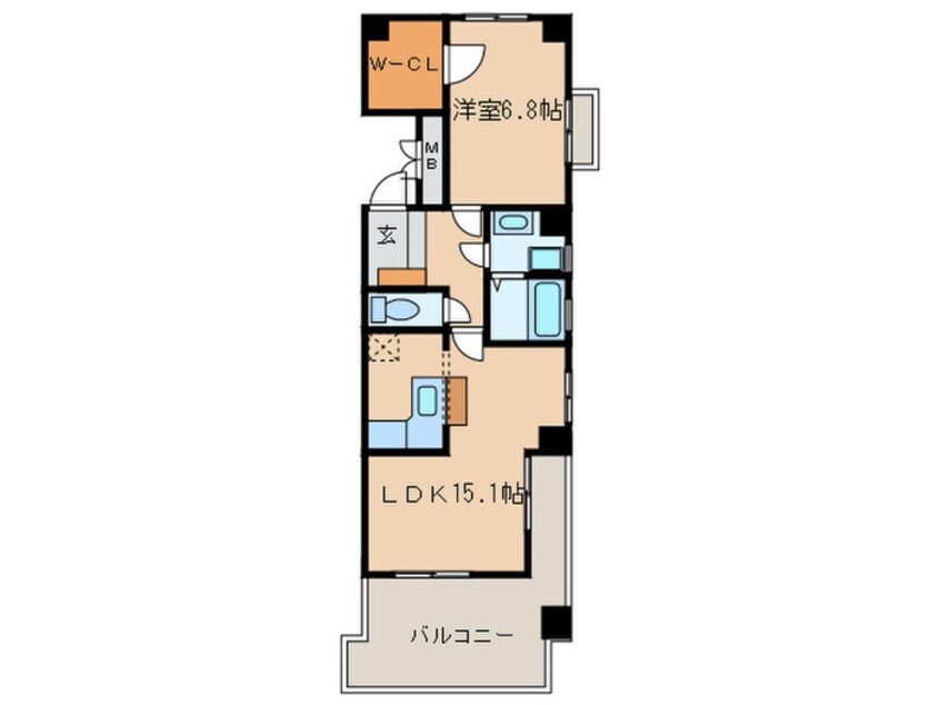 間取図 サニ－ブライト