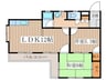 タウンハウス東浦 2LDKの間取り
