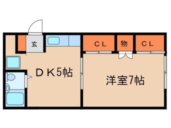 間取図 コ－ポ加藤１号館