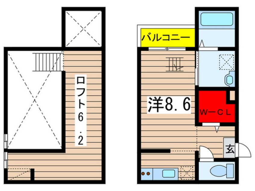 間取図 ＴＨＥ　ＴＥＲＲＡＣＥ