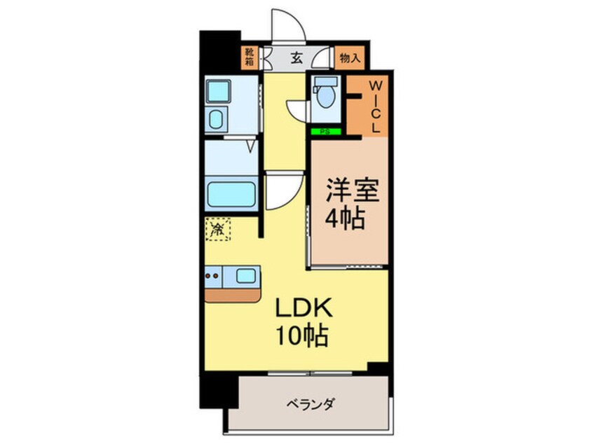 間取図 ﾌﾟﾚｻﾝｽ丸の内ﾚｼﾞﾃﾞﾝｽ(904)