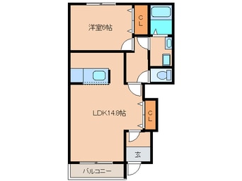 間取図 ベルソレイユⅠ