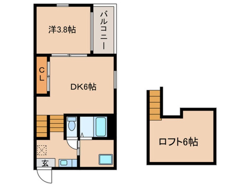 間取図 ハーモニーテラス道下町