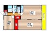 ミラベル元植田 2LDKの間取り