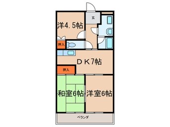 間取図 シュエル平芝