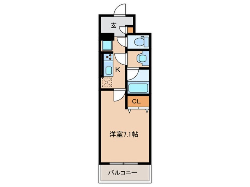 間取図 仮）ラ・プレス新栄