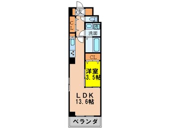 間取図 ライジング泉コ－トⅡ