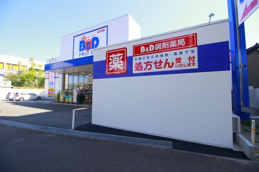 B＆Dドラッグストア(ドラッグストア)まで180m ﾃﾞｨｱﾚｲｼｬｽ浅間町ｽﾃｰｼｮﾝﾌﾛﾝﾄ