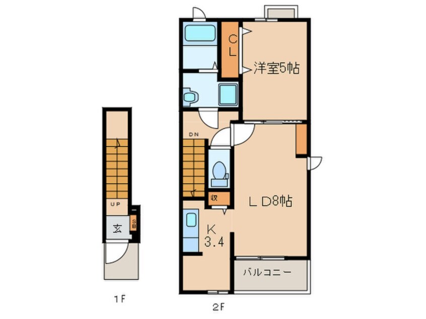 間取図 ガーデンハウスミズキⅡ