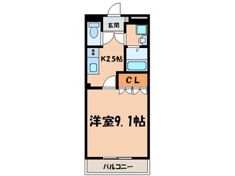 間取図 シャトレ－ン幸世館